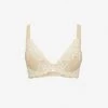 Wacoal Embrace Lace Stretch-lace Plunge Underwired Bra -Mode Charm Shop 1055 76029603 WA853291 NUDEIVORY M