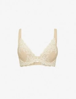 Wacoal Embrace Lace Stretch-lace Plunge Underwired Bra