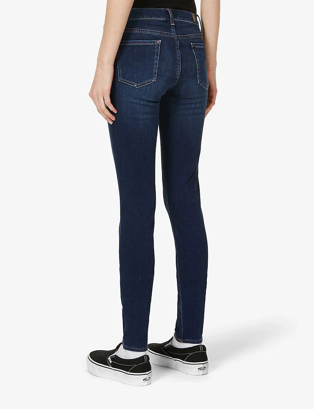 7 For All Mankind Slim Illusion High-rise Skinny Jeans 6 7 For All Mankind Slim Illusion High-rise Skinny Jeans - Image 4
