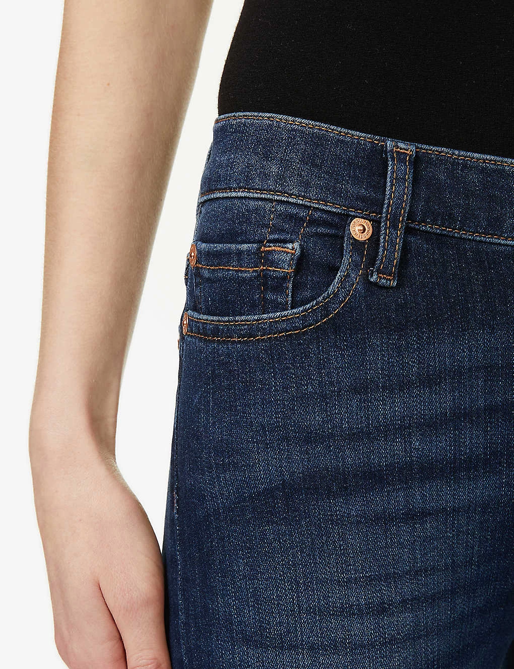 7 For All Mankind Slim Illusion High-rise Skinny Jeans 7 7 For All Mankind Slim Illusion High-rise Skinny Jeans - Image 5