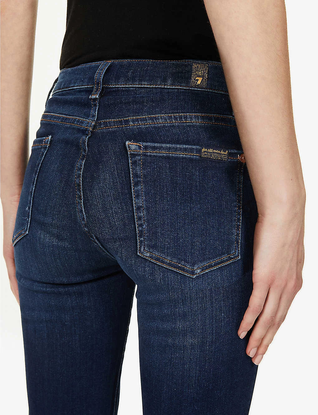 7 For All Mankind Slim Illusion High-rise Skinny Jeans 8 7 For All Mankind Slim Illusion High-rise Skinny Jeans - Image 6