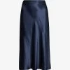 Vince Flared High-rise Crushed Satin Midi Skirt -Mode Charm Shop 197 3004397 VR68530354 COASTAL ALT10