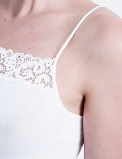 HANRO Moments Camisole -Mode Charm Shop 263 1000262 1484 WHITE ALT04