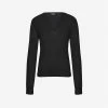 Joseph V-neck Merino Wool Jumper -Mode Charm Shop R00043798 BLACK ALT10