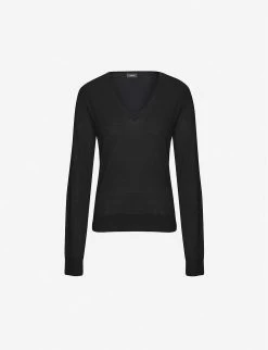 Joseph V-neck Merino Wool Jumper