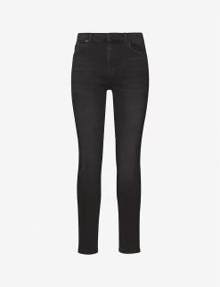 Whistles Sculpted High-rise Stretch-denim Jeans