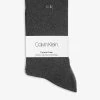 Calvin Klein Logo-print Cotton-blend Socks Pack Of Two 1 Calvin Klein Logo-print Cotton-blend Socks Pack Of Two -Mode Charm Shop R00135426 97DARKGREYCOMBO M