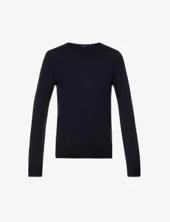 Joseph Round-neck Fine Merino-wool Jumper