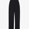 Whistles High-rise Cropped Crepe Trousers -Mode Charm Shop R03668659 BLACK M