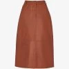 Whistles High-waisted Leather Midi Skirt 1 Whistles High-waisted Leather Midi Skirt -Mode Charm Shop R03731760 TAN M