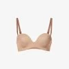 Simone Perele Essentiel Strapless Stretch-woven Bra -Mode Charm Shop R03733907 744AMERETTO M