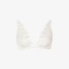 MAISON LEJABY Sin Underwired Stretch-lace Triangle Bra -Mode Charm Shop R03739502 MILK M