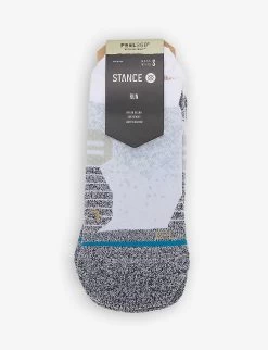STANCE Run Logo-embossed Stretch-knit Socks
