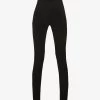 Joseph High-rise Suede Leggings -Mode Charm Shop R03748266 BLACK M