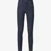 GOOD AMERICAN Always Fits High-rise Skinny-leg Stretch-denim Jeans -Mode Charm Shop R03761602 S DEEPBLUE006 M