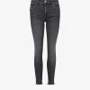 AllSaints Miller Mid-rise Stretch-denim Jeans -Mode Charm Shop R03766303 WASHEDBLACK M