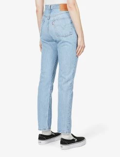 Levis 501 Straight-leg High-rise Stretch-denim Jeans -Mode Charm Shop R03769285 LUXORLAST ALT03