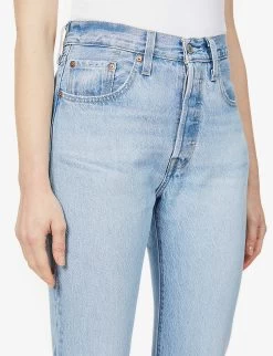 Levis 501 Straight-leg High-rise Stretch-denim Jeans -Mode Charm Shop R03769285 LUXORLAST ALT04