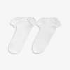 Maje Bonneterie Frilled Cotton-blend Socks -Mode Charm Shop R03787340 BLANC M