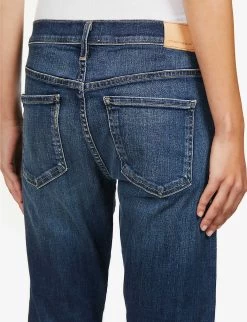 CITIZENS OF HUMANITY Emerson Straight Slim-fit Mid-rise Boyfriend Jeans -Mode Charm Shop R03815483 BLUERIDGE ALT05