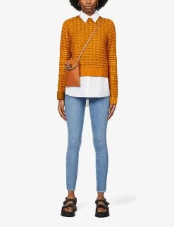 Paige Hoxton Ankle Cropped Skinny High-rise Stretch-denim Jeans -Mode Charm Shop R03820907 ADVENTUROUS ALT01