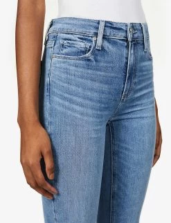 Paige Hoxton Ankle Cropped Skinny High-rise Stretch-denim Jeans -Mode Charm Shop R03820907 ADVENTUROUS ALT04
