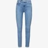 Paige Hoxton Ankle Cropped Skinny High-rise Stretch-denim Jeans -Mode Charm Shop R03820907 ADVENTUROUS M