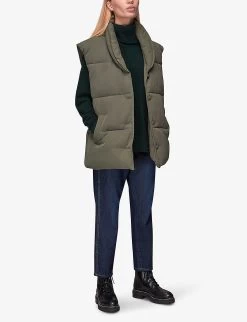 Whistles Roll-neck Cashmere Jumper -Mode Charm Shop R03858780 DARKGREEN ALT02