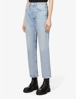 AGOLDE 90s Crop Straight-leg High-rise Organic-cotton Denim Jeans -Mode Charm Shop R03859834 REPLICA ALT02