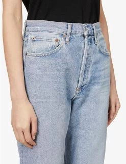 AGOLDE 90s Crop Straight-leg High-rise Organic-cotton Denim Jeans -Mode Charm Shop R03859834 REPLICA ALT04