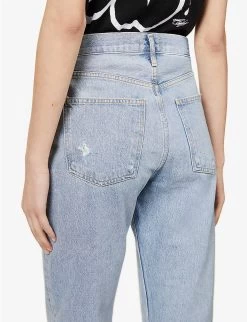 AGOLDE 90s Crop Straight-leg High-rise Organic-cotton Denim Jeans -Mode Charm Shop R03859834 REPLICA ALT05