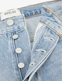 AGOLDE 90s Crop Straight-leg High-rise Organic-cotton Denim Jeans -Mode Charm Shop R03859834 REPLICA ALT06