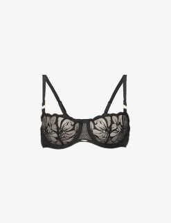 Chantelle Fleurs Balconette Stretch-mesh Bra
