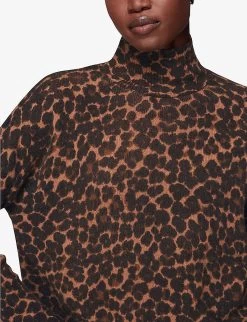 Whistles Leopard-print Wool Top -Mode Charm Shop R03875865 MULTICOLOURED ALT04