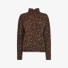 Whistles Leopard-print Wool Top -Mode Charm Shop R03875865 MULTICOLOURED M