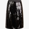 Pre-loved Gerard Darel Sequin-embellished Midi Skirt -Mode Charm Shop R03886681 BLACK M