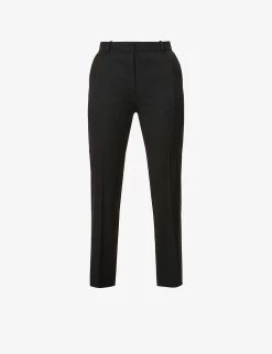 Joseph Coleman Regular-fit Mid-rise Straight Stretch-wool Trousers