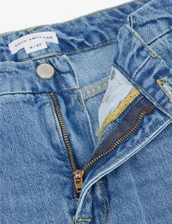 GOOD AMERICAN Good Boy Tapered High-rise Jeans -Mode Charm Shop R03930109 BLUE941 ALT06