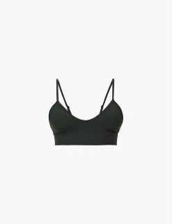 Smoothing V-neck Stretch-woven Bralette