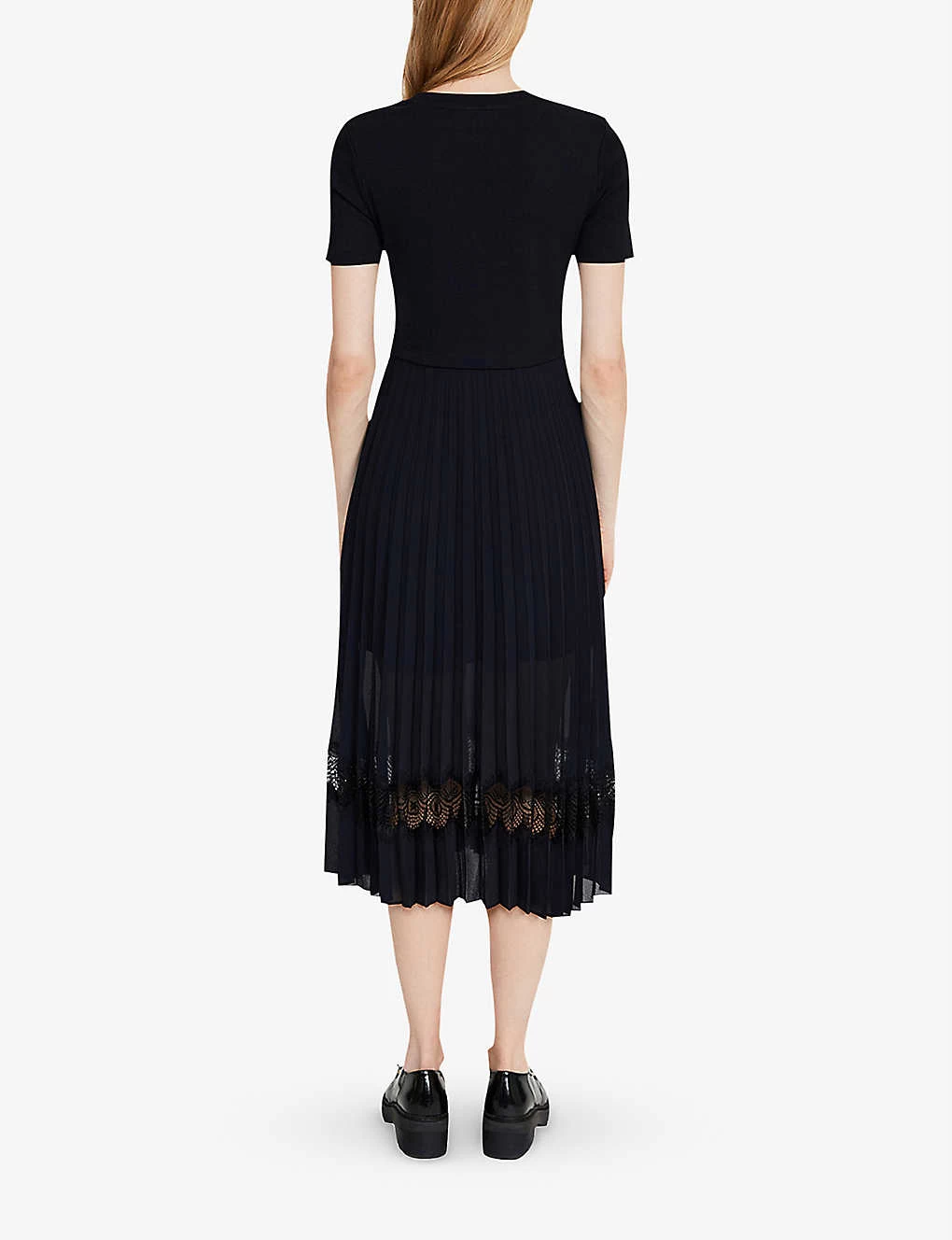 CLAUDIE PIERLOT Teli Pleated-petticoat Cotton Midi Dress 6 CLAUDIE PIERLOT Teli Pleated-petticoat Cotton Midi Dress - Image 4
