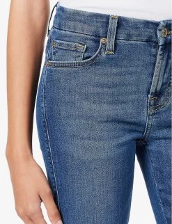 7 For All Mankind Kimmie Straight-leg Mid-rise Stretch-denim Jeans -Mode Charm Shop R03955415 DUCHESS ALT04