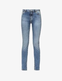 Mari High-rise Straight-leg Stretch-denim Jeans