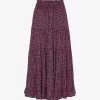 Whistles Twist Polka-dot Woven Midi Skirt -Mode Charm Shop R03959800 MULTICOLOURED M