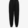 Joseph Taio High-rise Silk And Cotton-blend Trousers -Mode Charm Shop R03963514 BLACK M