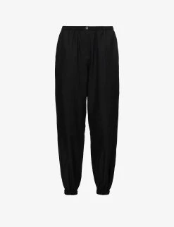Joseph Taio High-rise Silk And Cotton-blend Trousers