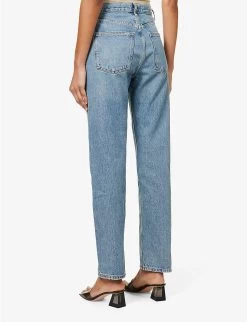 AGOLDE 90s Pinch Waist Straight-leg High-rise Organic Denim Jeans -Mode Charm Shop R03969780 NAVIGATE ALT03