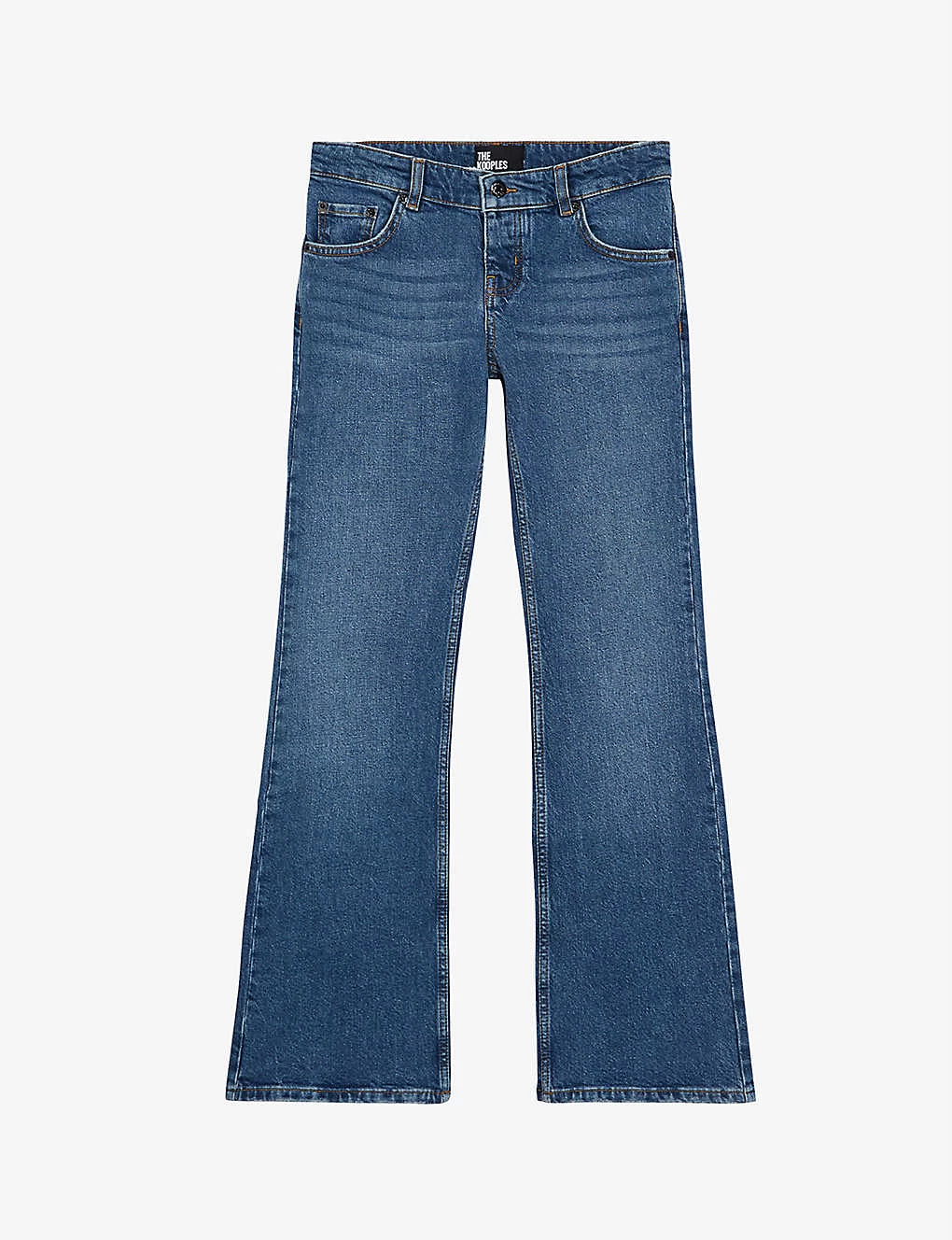 THE KOOPLES Faded-wash Bootcut Mid-rise Stretch-denim Jeans 3 THE KOOPLES Faded-wash Bootcut Mid-rise Stretch-denim Jeans