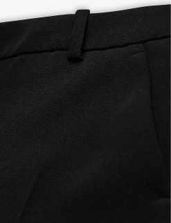 THE KOOPLES Tapered-leg Mid-rise Wool Trousers -Mode Charm Shop R03977094 BLA01 ALT04