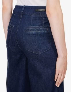 Paige Harper Wide-leg High-rise Stretch-denim Jeans 13 Paige Harper Wide-leg High-rise Stretch-denim Jeans -Mode Charm Shop R03990776 FRENCHRINSE ALT05
