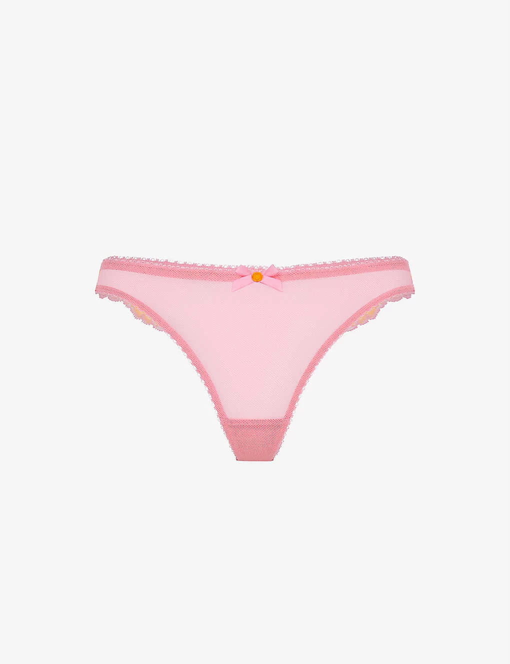 AGENT PROVOCATEUR Yara Mid-rise Stretch-mesh Thong 3 AGENT PROVOCATEUR Yara Mid-rise Stretch-mesh Thong